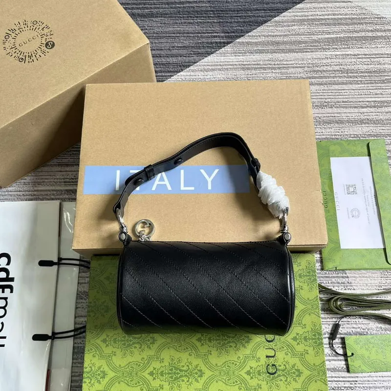 Gucci 760170 Gucci Blondie Mini Kabelka přes rameno Černá