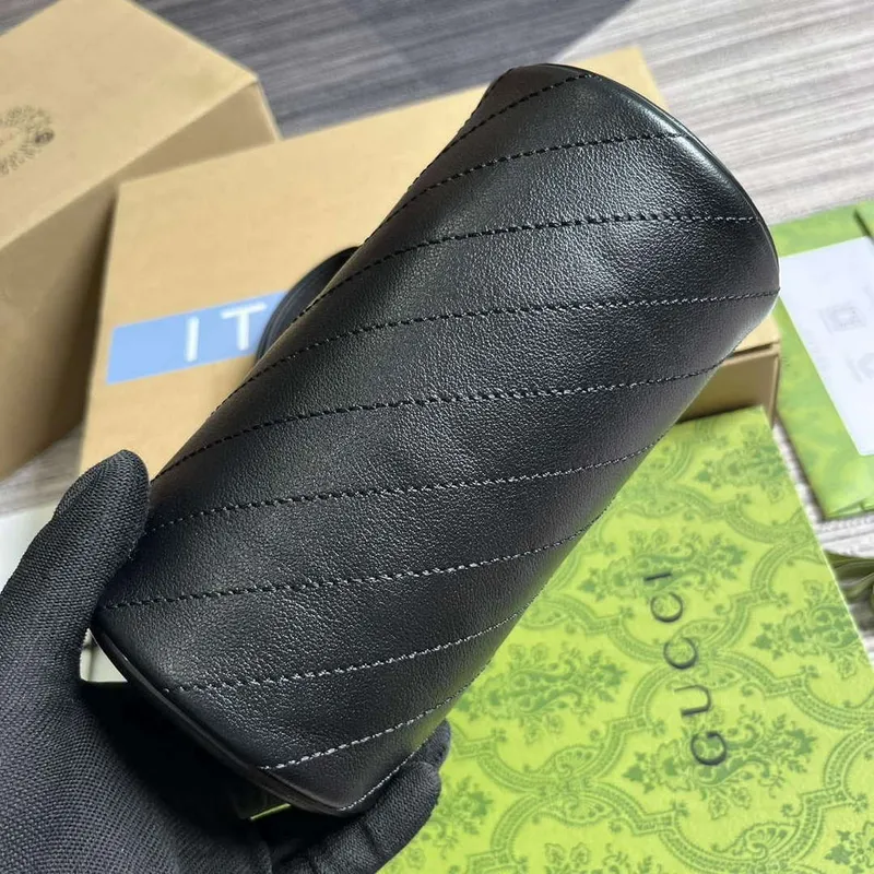 Gucci 760170 Gucci Blondie Mini Kabelka přes rameno Černá