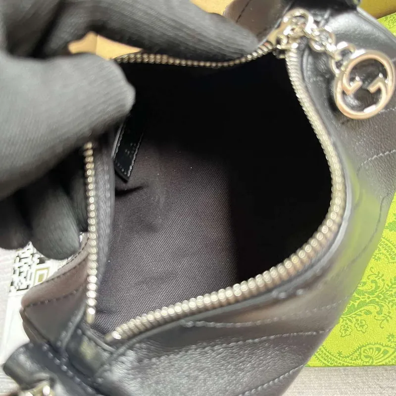 Gucci 760170 Gucci Blondie Mini Kabelka přes rameno Černá