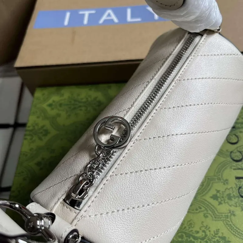 Gucci 760170 Gucci Blondie Mini Kabelka přes rameno Bílá