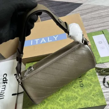 Gucci 760169 Gucci Blondie Malá Kabelka přes Rameno Hnědá