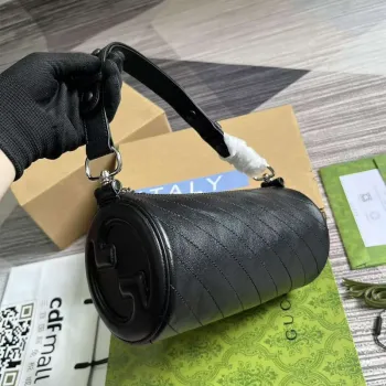 Gucci 760169 Gucci Blondie Malá Kabelka přes Rameno Černá