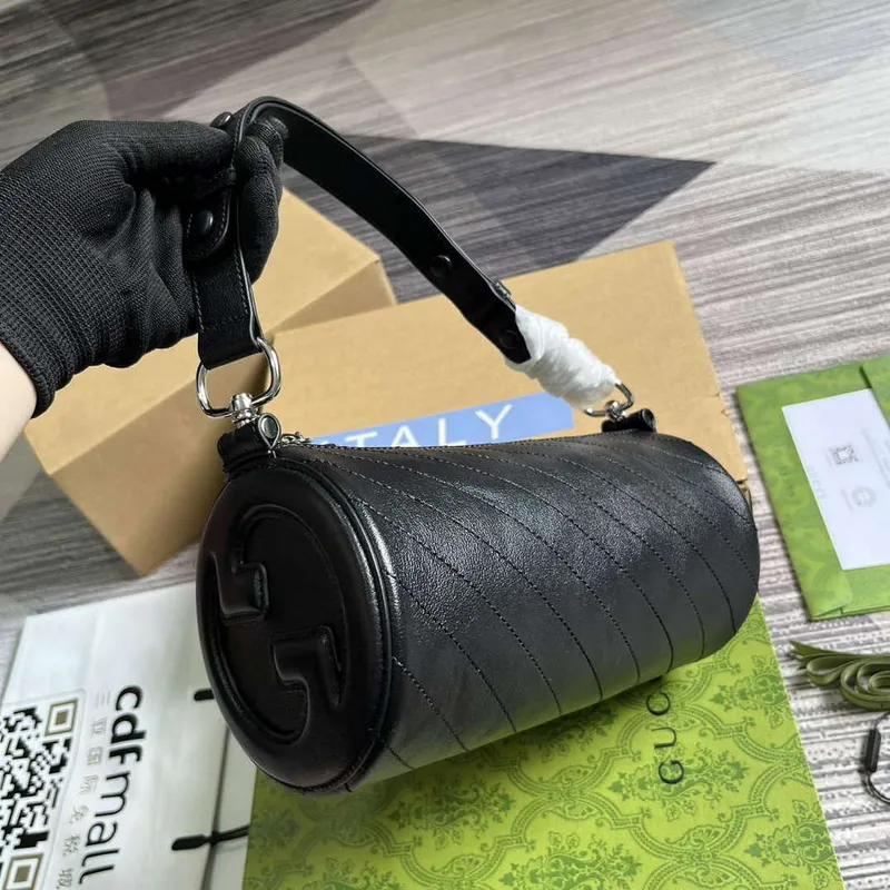 Gucci 760169 Gucci Blondie Malá Kabelka přes Rameno Černá