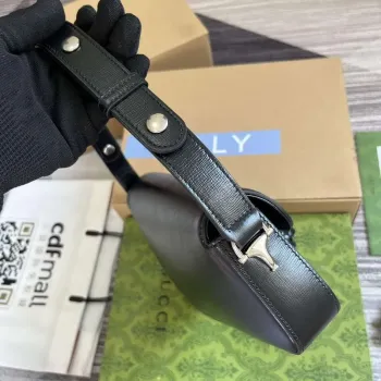 Gucci 764155 Gucci Horsebit 1955 Kabelka přes rameno Černá