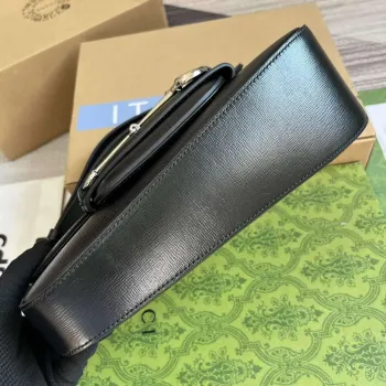 Gucci 764155 Gucci Horsebit 1955 Kabelka přes rameno Černá