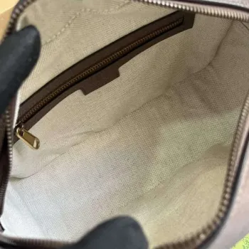 Gucci 767190 Ophidia Střední Messenger Taška Hnědá