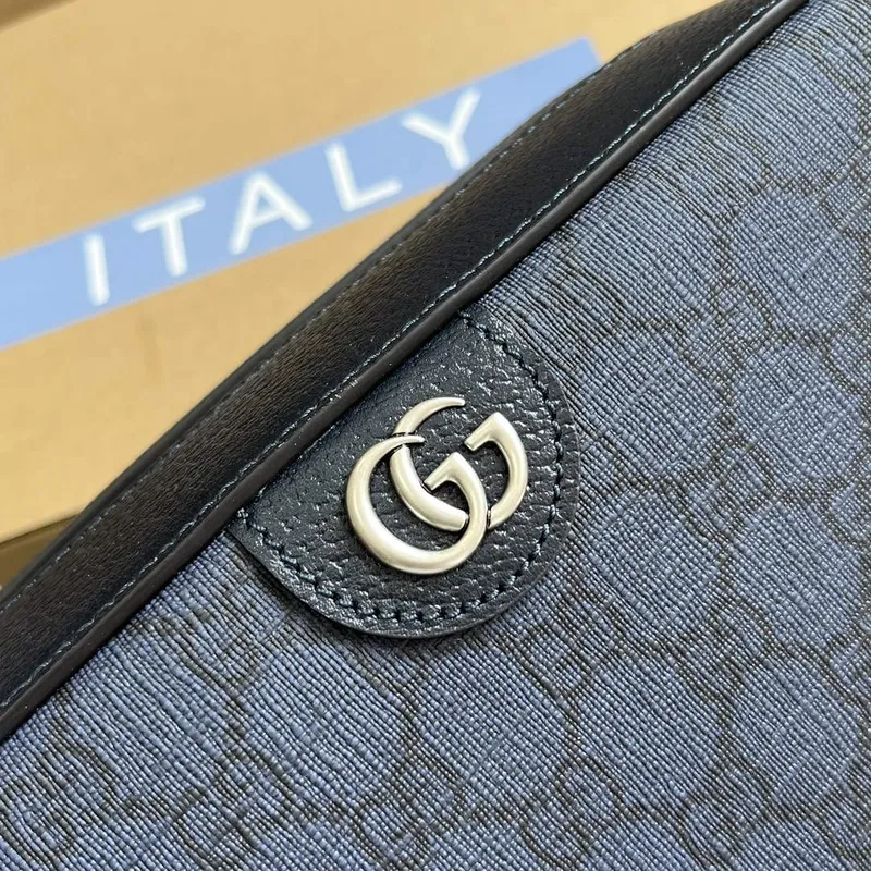 Gucci 767190 Ophidia Střední Messenger Taška Černá