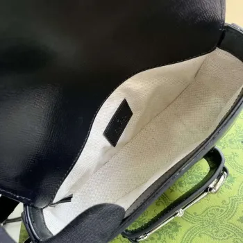 Gucci 774209 Gucci Horsebit 1955 Mini Ramenní Taška Černá