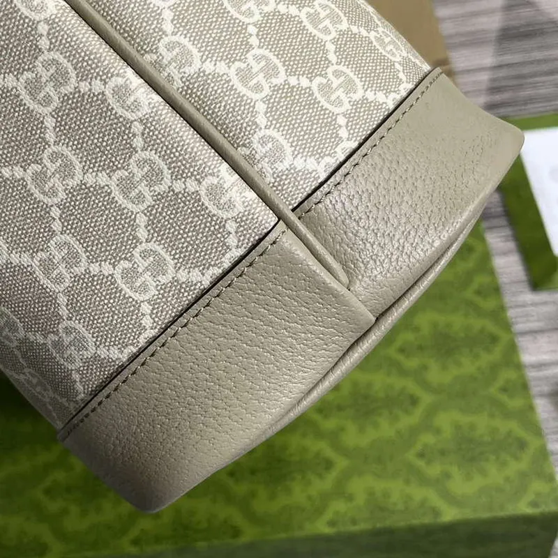 Gucci 739730 Ophidia Střední taška přes rameno Ovesná plátno