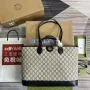 Gucci 739730 Ophidia Střední Tote Taška Tmavě Modrá plátno