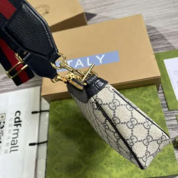 Gucci 735132 Ophidia GG Malá Kabelka Modrá