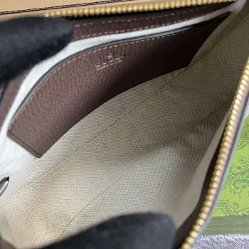 Gucci 735132 Ophidia GG Malá kabelka Hnědá