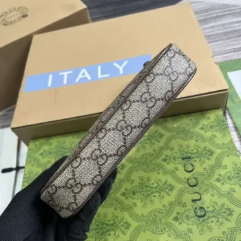 Gucci 764960 Ophidia Mini Taška Hnědá