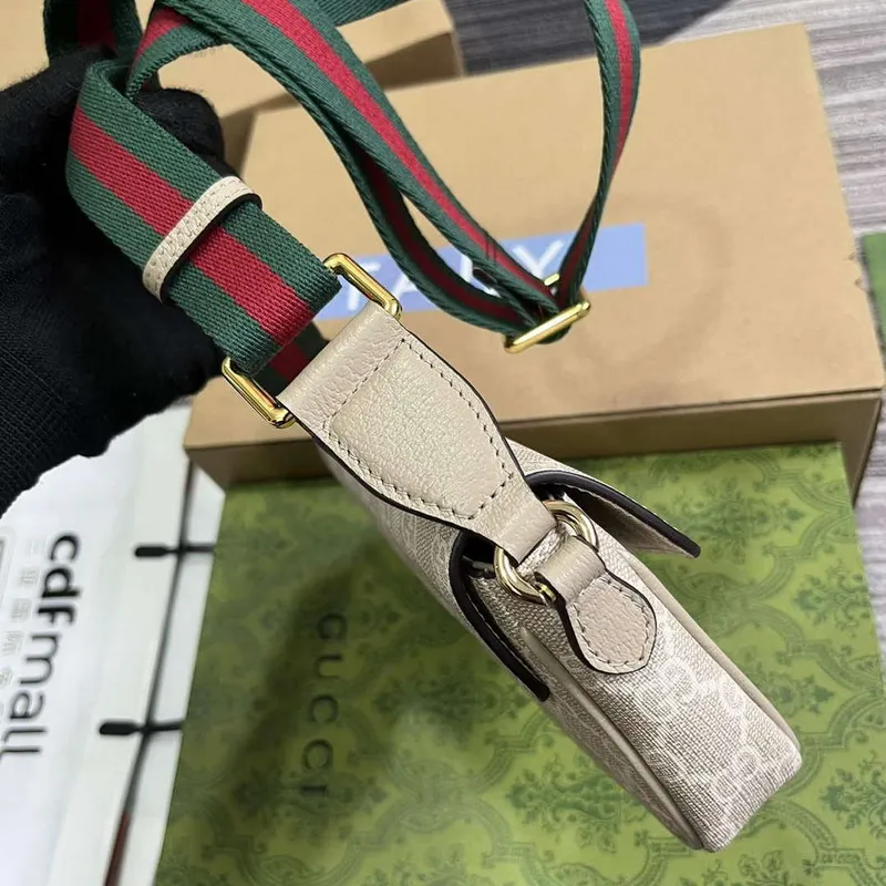 Gucci 764961 Ophidia Mini Taška Ovesná