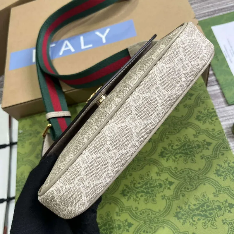 Gucci 764961 Ophidia Mini Taška Ovesná