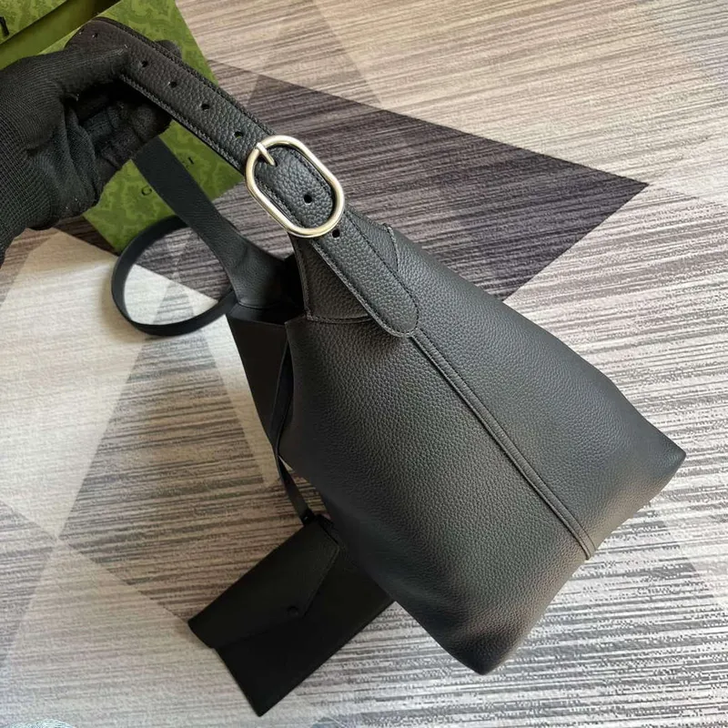 Gucci 763103 Jackie 1961 Malá ramenní taška Černá