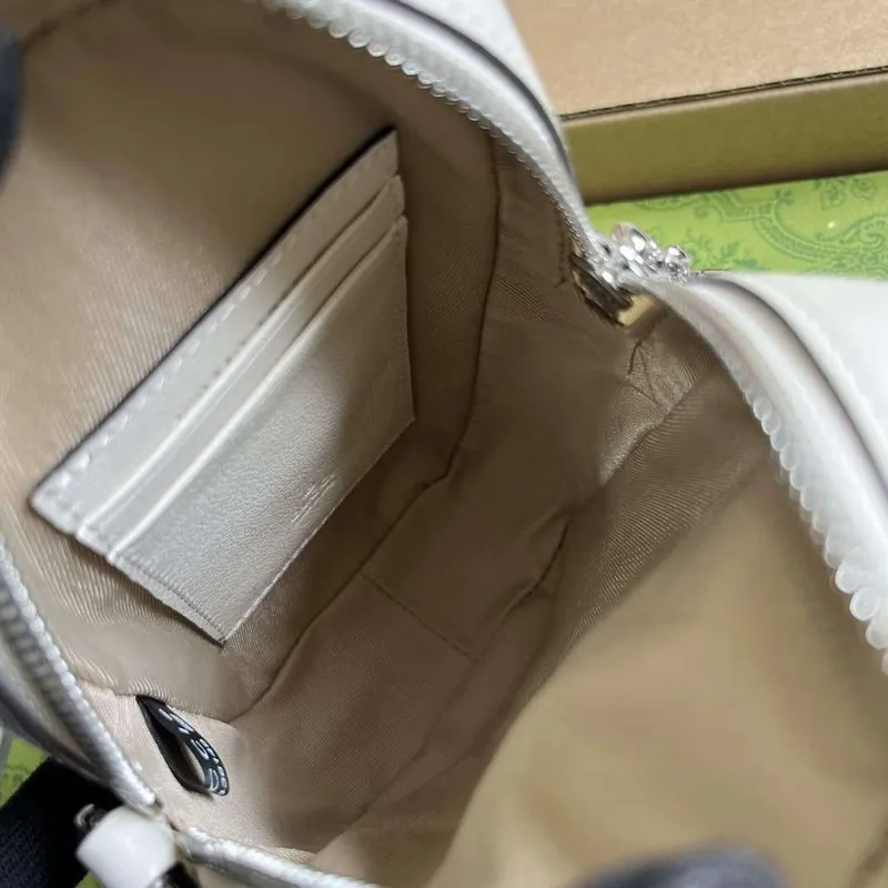 Gucci 760315 Gucci Blondie Mini Taška Bílá