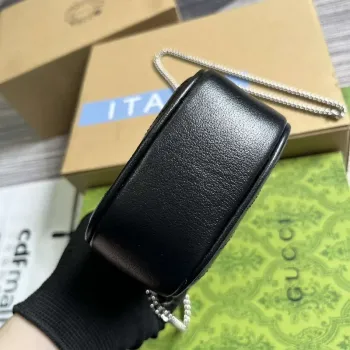 Gucci 760315 Gucci Blondie Mini Taška Černá