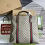 Gucci 763287 GG Tender Střední Tote Taška Béžová