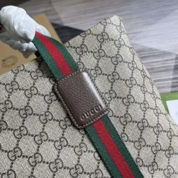 Gucci 763287 GG Tender Střední Tote Taška Béžová
