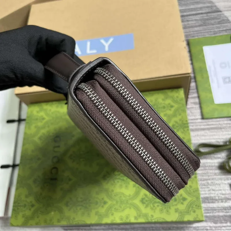 Gucci 336298 GG cestovní dokumentový balíček hnědý