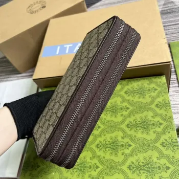 Gucci 336298 GG cestovní dokumentový balíček hnědý