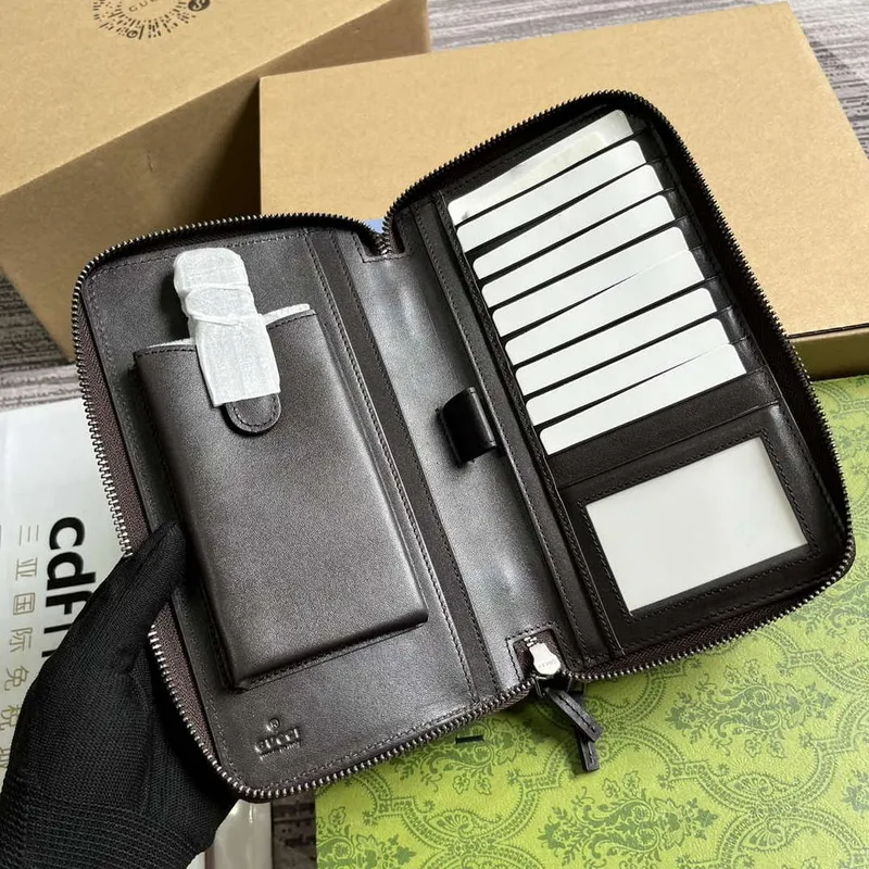 Gucci 336298 GG cestovní dokumentový balíček hnědý