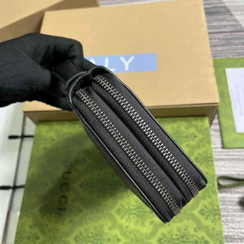 Gucci 358933 GG cestovní dokumentový balíček černý