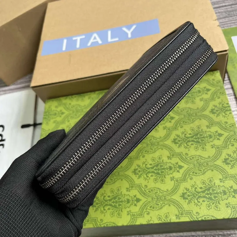 Gucci 358933 GG cestovní dokumentový balíček černý