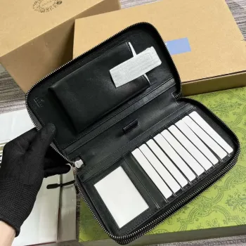 Gucci 358933 GG cestovní dokumentový balíček černý