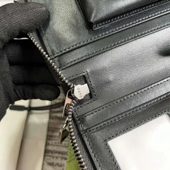 Gucci 358933 GG cestovní dokumentový balíček černý