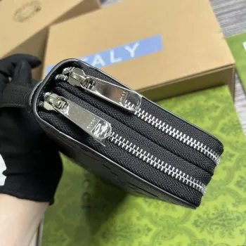 Gucci 751760 Jumbo GG cestovní dokladová taška černá