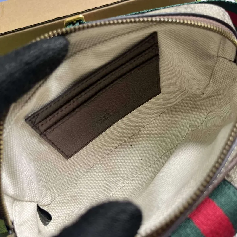 Gucci 746308 Ophidia GG Mini Taška Hnědá