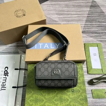 Gucci 746308 Ophidia GG Mini Taška Šedá