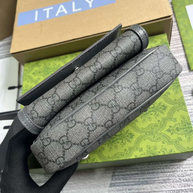 Gucci 746308 Ophidia GG Mini Taška Šedá