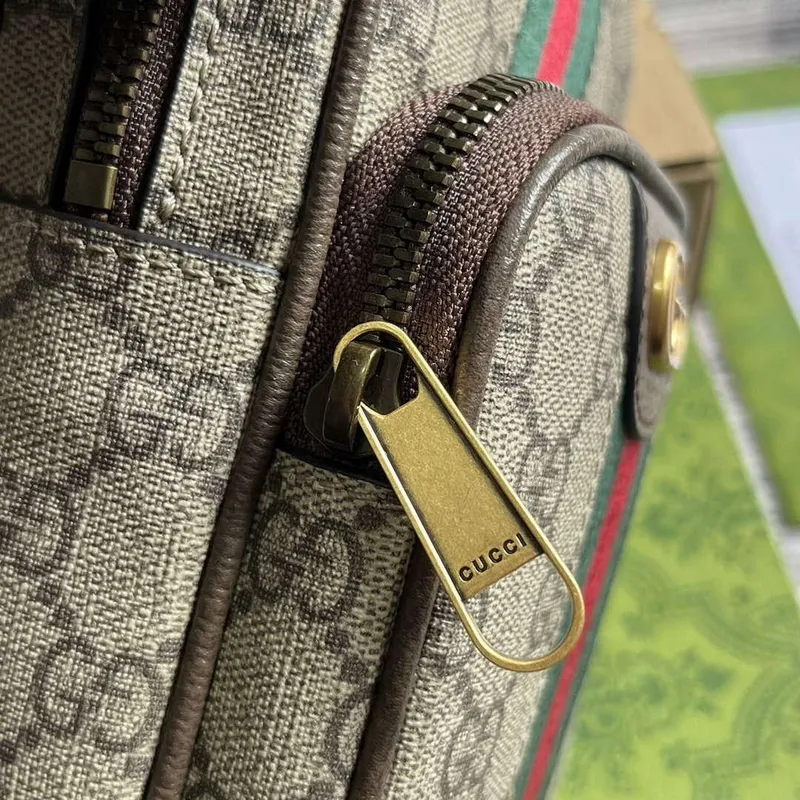 Gucci 752565 Ophidia GG Mini Taška Hnědá