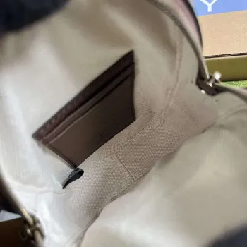 Gucci 752565 Ophidia GG Mini Taška Hnědá