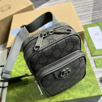 Gucci 752565 Ophidia GG Mini Taška Šedá