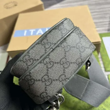 Gucci 752565 Ophidia GG Mini Taška Šedá
