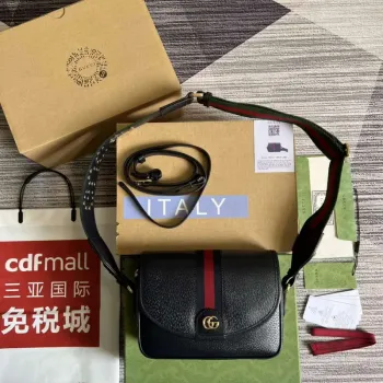 Gucci 722117 Ophidia Mini Gg Kabelka přes rameno Námořnická modrá