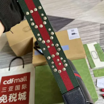 Gucci 722117 Ophidia Mini Gg Kabelka přes rameno Námořnická modrá