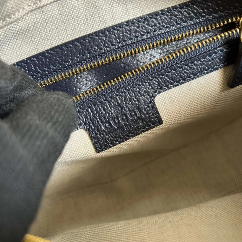 Gucci 722117 Ophidia Mini Gg Kabelka přes rameno Námořnická modrá