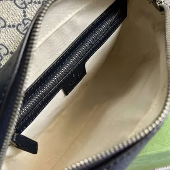 Gucci 722117 Ophidia Mini Gg Kabelka přes rameno Modrá