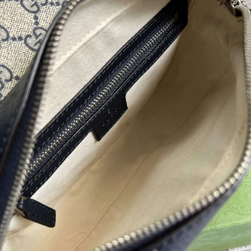 Gucci 722117 Ophidia Mini Gg Kabelka přes rameno Modrá