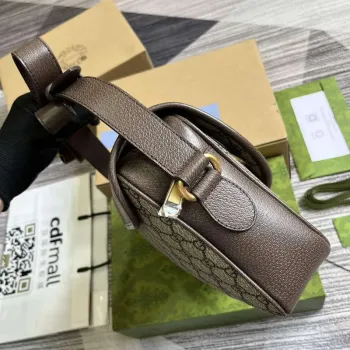 Gucci 724704 Ophidia Messenger Bag Hnědá