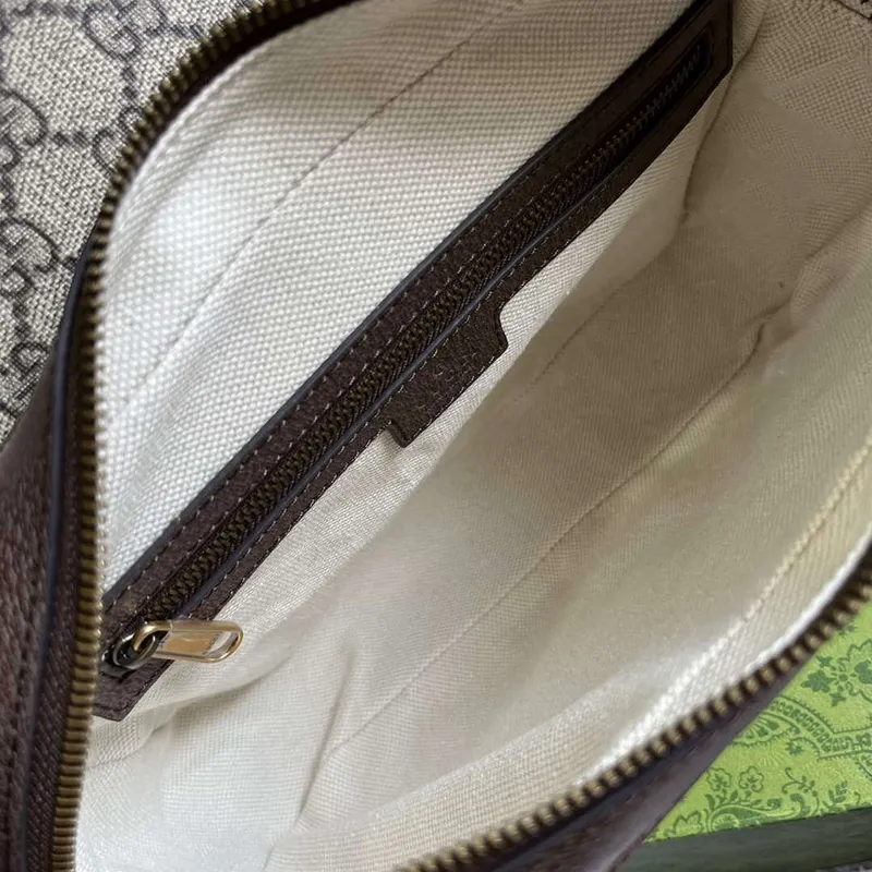 Gucci 724704 Ophidia Messenger Bag Hnědá