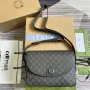 Gucci 724704 Ophidia Messenger Bag Šedá