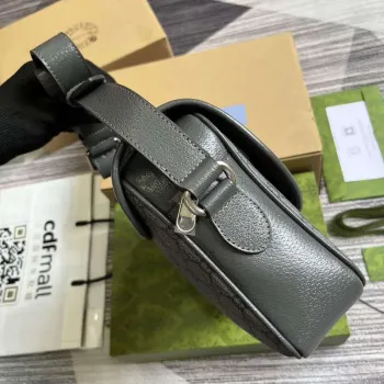 Gucci 724704 Ophidia Messenger Bag Šedá