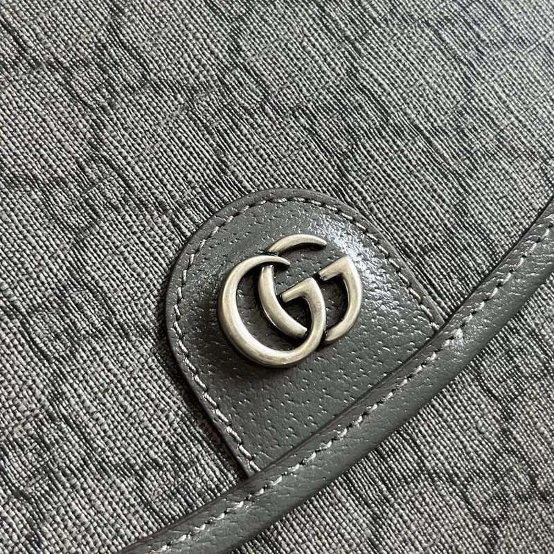 Gucci 724704 Ophidia Messenger Bag Šedá