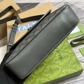 Gucci 724704 Ophidia Messenger Bag Šedá
